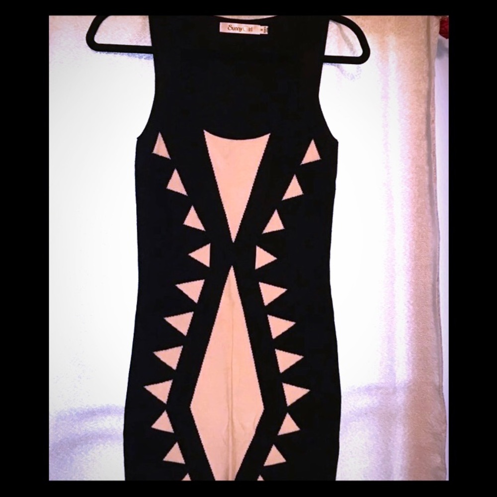 Black and White Cocktail Dress